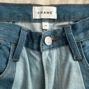 FRAME Denim two tone flare jeans